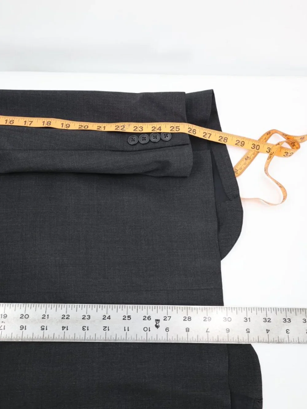 J CREW Sport Coat Mens 40R Thompson Wool Blend Two Button Blazer Gray charcoal